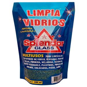 Limpiador de Vidrio SPLENDOR  Repuesto Doypack 500ml