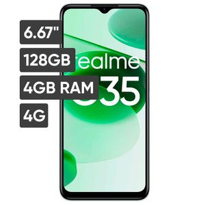 Smartphone REALME C35 4GB 128GB TRIPLE 50MP+2MP+VGA Glowing Green