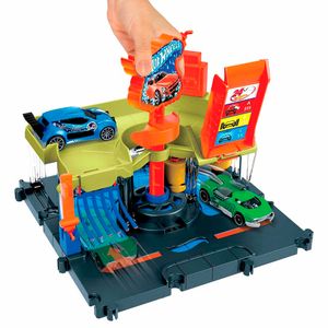 Pista HOT WHEELS Autolavado de La Ciudad HDR27