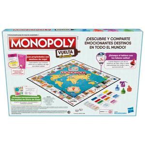 Juego de Mesa Monopolio MONOPOLY Travel World Tour F4007