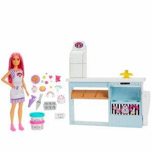 Muñeca BARBIE Set de Repostería para Decorar HGB73