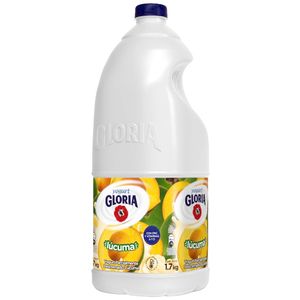 Yogurt Parcialmente Descremado GLORIA Sabor a Lúcuma Galonera 1.7Kg
