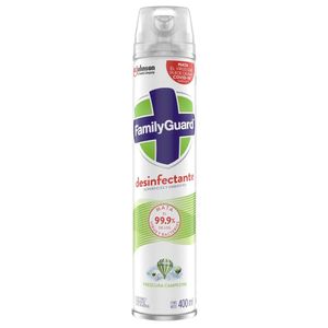 Desinfectante en Aerosol FAMILYGUARD Frescura Campestre Frasco 400ml
