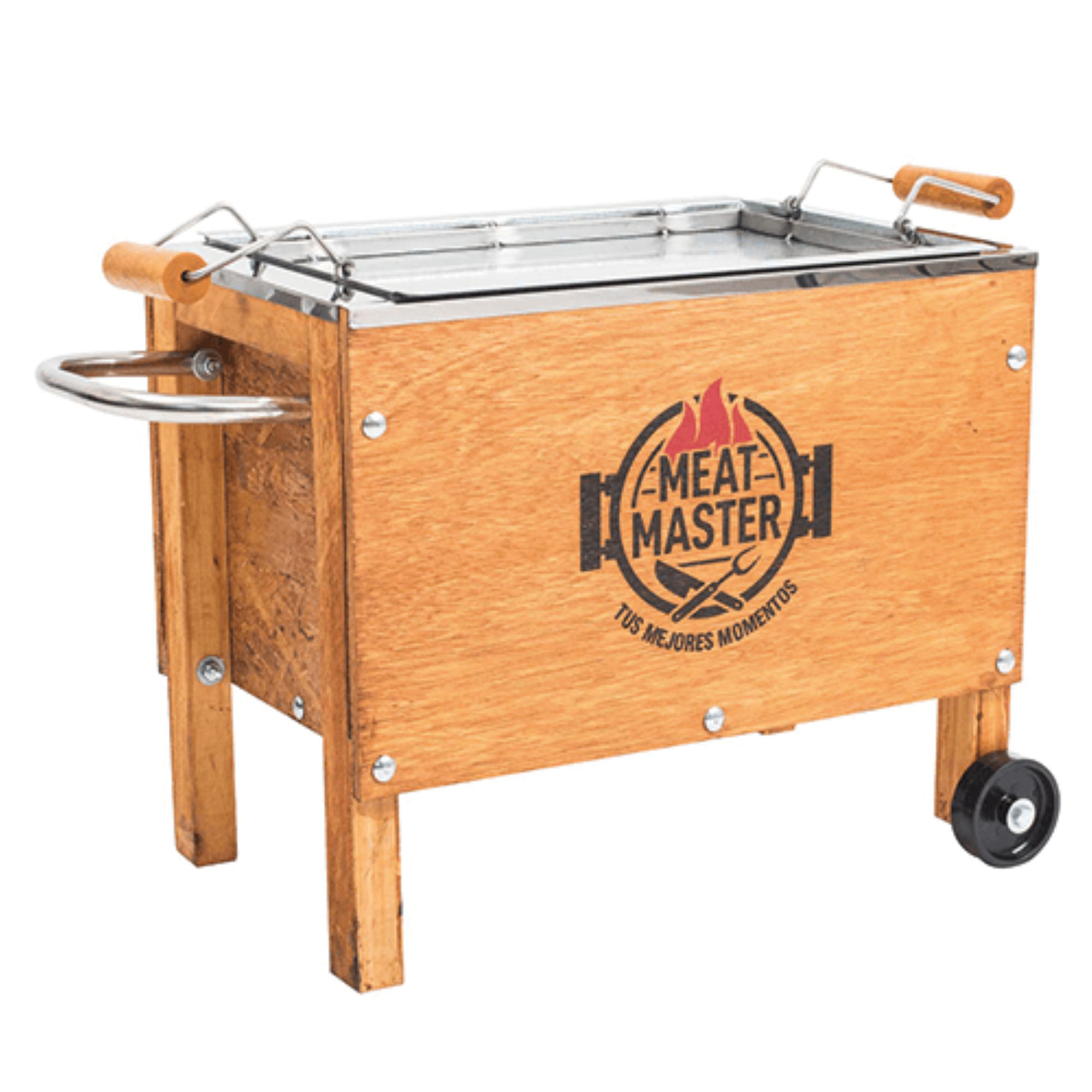 Caja China MEAT MASTER Inoxidable Chica Madera Castaño Real Plaza