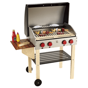 Set Parrilla Con Accesorios  Hape E3127 de Madera