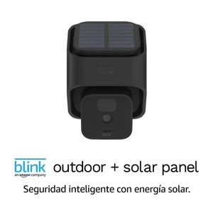 Blink Outdoor + Solar Panel Negro