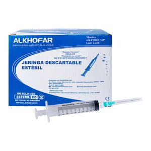 Jeringa Descartable 10ml C/A 21G x1 ½ - UND