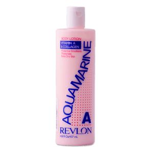 Loción Corporal Aquamarine con Vitamina A para Piel Extra Seca - Frasco 437 ML