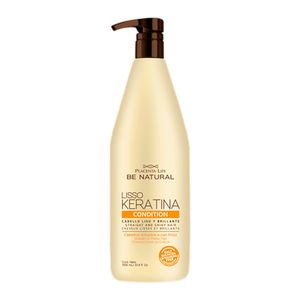 Acondicionador Be Natural Lisso Keratina - Frasco 1 L