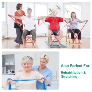 Set de 3 Bandas Elasticas Abiertas por Niveles para Yoga