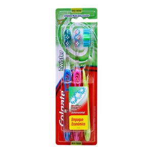 Cepillo Colgate Twister - 3 UN