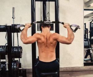 Barra para Polea de Dominadas Neutras, Barra para Gimnasio