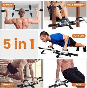 Barra de dominadas para puerta, entrenamiento en casa