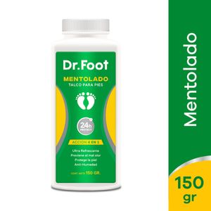 Talco Mentolado Dr Foot - Frasco 150 G