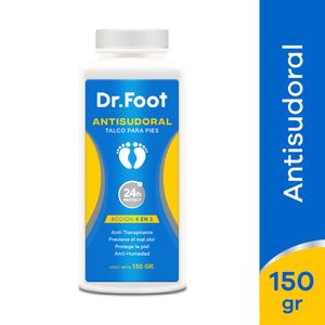 Talco Antisudoral Dr Foot - Frasco 150 G