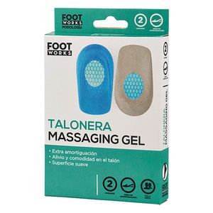 Talonera Foot Works Massaging Gel - Caja 2 UN