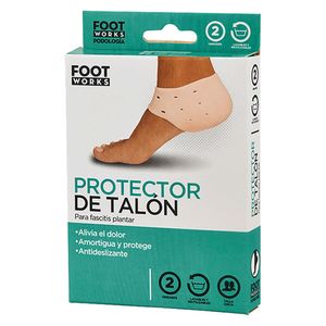 Protector para Talón Foot Works Silicona - Caja 2 UN