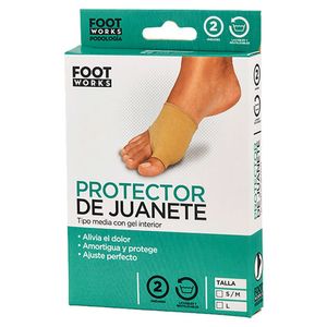 Protector para Juanete Foot Works Media - Caja 2 UN