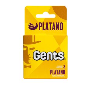 Preservativo Gents Plátano - Caja 3 UN
