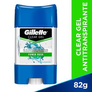 Antitranspirante Gillette Sport Power Rush Clear Gel - Frasco 82 G