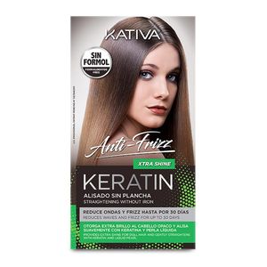 Alisado Kativa Keratin Anti-Frizz Xtra Shine - Kit 1 UN