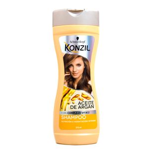 Shampoo Konzil Aceite de Argán y Vitamina 12 - Frasco 375 ML