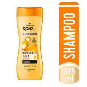 Shampoo Konzil Ultra Reparación Nutrición - Frasco 375 ML