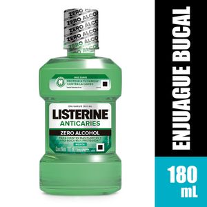 Enjuague Bucal Listerine Anticaries Zero - Frasco 180 ML