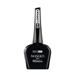Brillo para Uñas en Gel Masglo Top sin Lámpara de Alta Duración