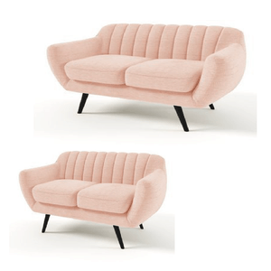 Juego de Sala Alto Hogar Pink 3 2 Rosa