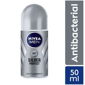 Desodorante Antitranspirante Roll-on Silver Protec Nivea For Men - Frasco 50 ML