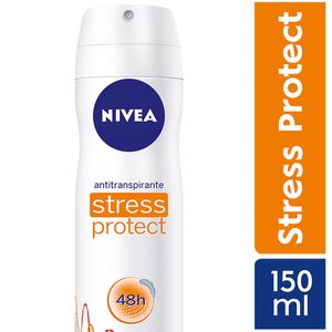 Desodorante Antitranspirante Spray Stress Protect Nivea Women - Frasco 150 ML