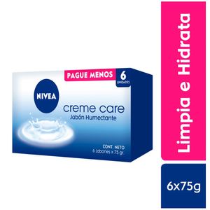 Jabón Nivea Creme Care - Bolsa 6 UN