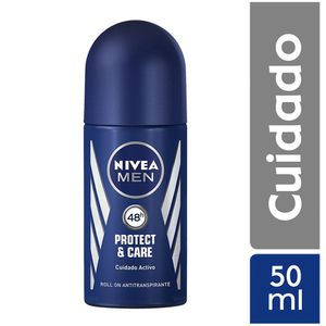Desodorante Roll-On Nivea Men Protect & Care - Frasco 50 ML