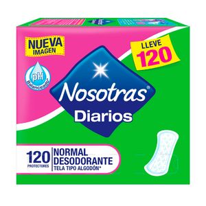 Protectores Diarios Nosotras Normal Desodorante - Caja 120 UN
