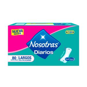 Protectores Diarios Nosotras Largos - Caja 80 UN