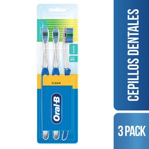 Cepillo de Dientes Oral-B Clean Indicator Control-Bac - Blíster 3 UN