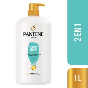 Shampoo Pantene Pro V Cuidado Clásico 2 en 1 - Frasco 1 L