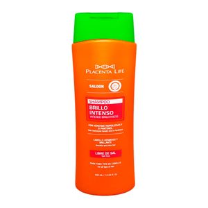 Shampoo Placenta Life Saloon Brillo Intenso - Frasco 400 ML