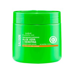 Mascarilla Capilar Placenta Life Saloon Tratamiento Intensivo - Pote 350 G