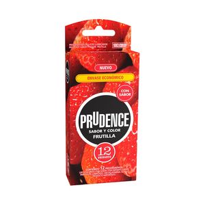 Preservativo Prudence Frutilla - Caja 12 UN