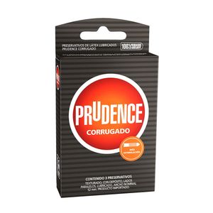 Preservativo Prudence Corrugado - Caja 3 UN