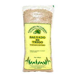 Salvado De Trigo Entero Cosecha del Paraíso - Bolsa 400 G