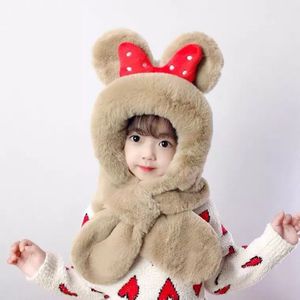 Bufanda Minnie Mouse Caki para Niña