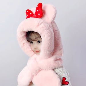 Bufanda Minnie Mouse Rosa para Niña