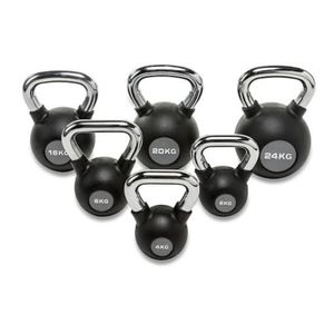 Pesas rusas importadas Cromada  6 Kg Kettlebells profesionales