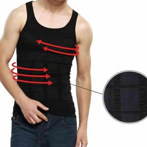 Bividi de Alta Compresión Abdominal, Camiseta de Talla M Negro