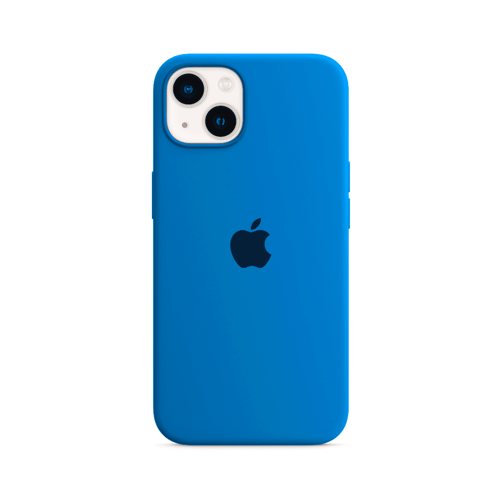Case Carcasa Silicona para iPhone 13 Azul
