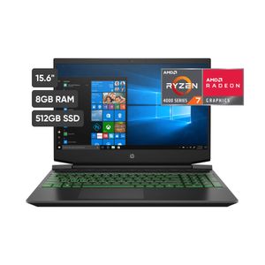 Notebook HP 15-EC1038 15.6'' AMD Ryzen 7 8GB 512GB SSD