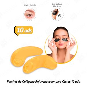 Parches de Colágeno Rejuvenecedor para Ojeras 10 uds